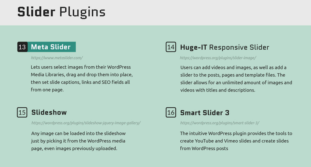 WordPress Slider Pugins- Ravikiran Infotech Chandigarh